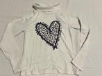OVS WIT HEART LONGSLEEVES, MAAT: 128, Ophalen of Verzenden, Zo goed als nieuw, Meisje, Shirt of Longsleeve