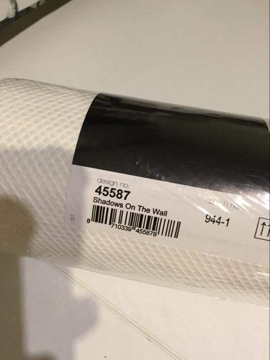 behang Anne van Egmond, ecru motief, knutselen,, Huis en Inrichting, Stoffering | Behang, Wit, minder dan 10 m², Ophalen of Verzenden