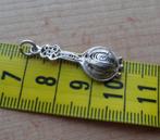 zilveren vintage bedel mandoline [727], Sieraden, Tassen en Uiterlijk, Overige merken, Verzenden, Zo goed als nieuw, 1 bedel
