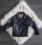 Zwart leather look jack luipaardprint Like Flo maat 92, Kinderen en Baby's, Kinderkleding | Maat 92, Gebruikt, Meisje, Ophalen of Verzenden