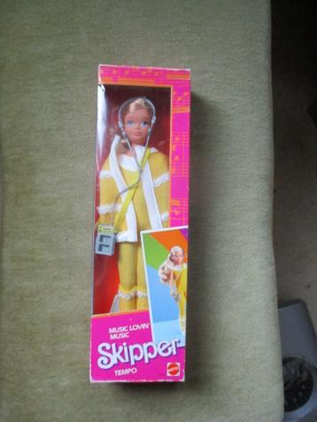  Vintage barbie Skipper in doos mattel nrfb jaren 80