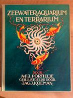 Verkade plaatjesalbum Zeewateraquarium en terrarium 1930, Boeken, Prentenboeken en Plaatjesalbums, Gelezen, A. F. J. Portielje
