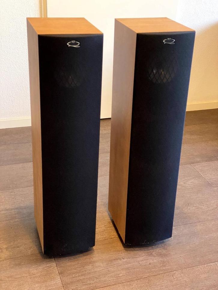 KEF Uni-Q 55.2 luidsprekers – Topklasse luidsprekers, Audio, Tv en Foto, Luidsprekers, Zo goed als nieuw, Front, Rear of Stereo speakers