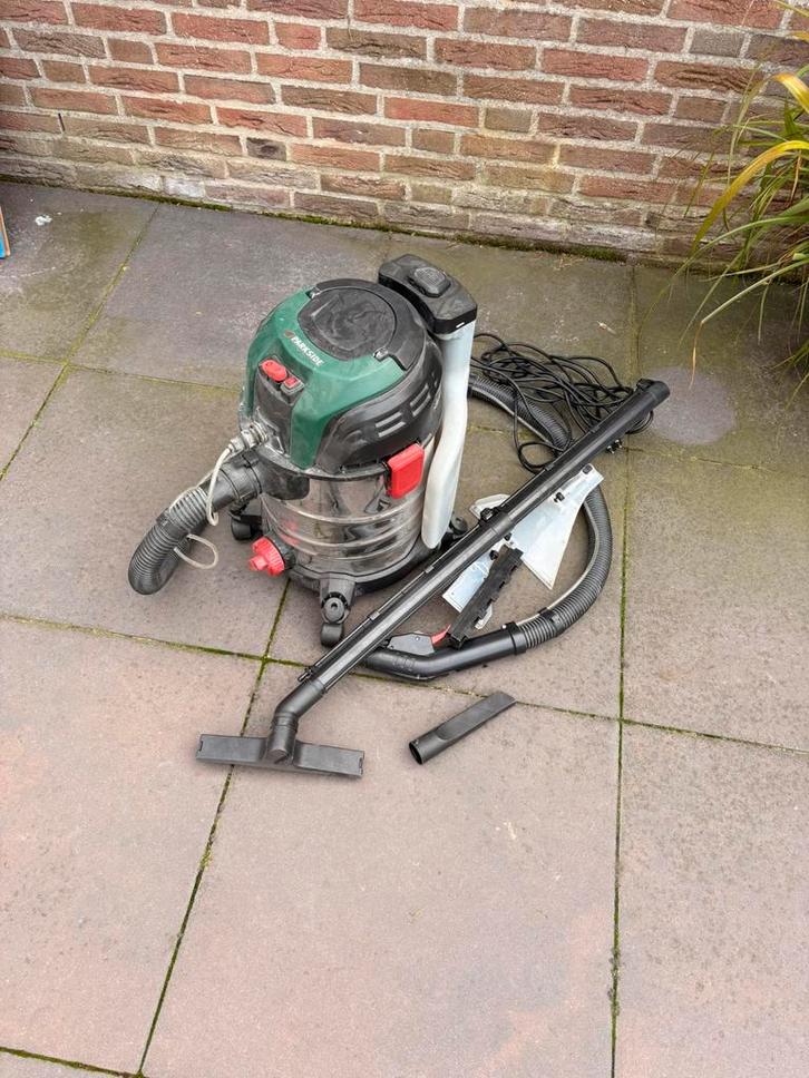 Parkside tapijtreiniger/nat-droogzuiger weinig gebruikt!, Doe-het-zelf en Verbouw, Reinigingsmachines, Zo goed als nieuw, Waterstofzuiger