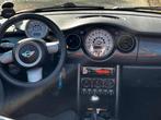 Mini 1.6 16V ONE Cabrio 2005, Zwart, Cabriolet, 4 stoelen, Leder en Stof