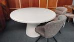 Cement MDF tafel Narvik ovaal 220cm en rond 130cm., Huis en Inrichting, Tafels | Eettafels, 100 tot 150 cm, 200 cm of meer, Ophalen of Verzenden