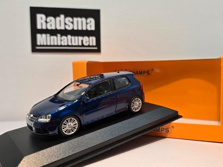 Volkswagen Golf Mk5 R32 - Blauw - 1:43 Maxichamps, Hobby en Vrije tijd, Modelauto's | 1:43, Nieuw, Auto, Ophalen of Verzenden