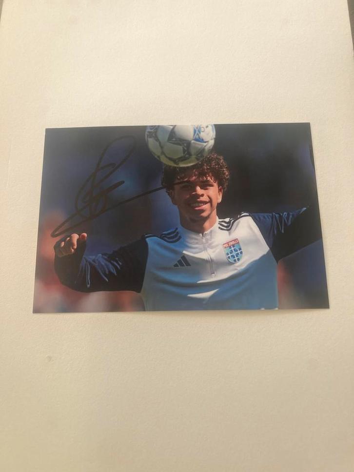 Gesigneerde voetbal memorabilia, Verzamelen, Sportartikelen en Voetbal, Zo goed als nieuw, Poster, Plaatje of Sticker, Overige binnenlandse clubs