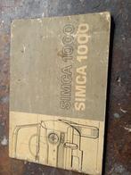Instruktieboekje SIMCA 1000 jaren 60NL, Auto diversen, Handleidingen en Instructieboekjes, Ophalen of Verzenden