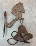 DEURBEL / PAARDENHOOFD / PAARD / GIETIJZER, Huis en tuin decoratie Marie, Nieuw, Info@huisentuindecoratiemarie.nl, Peize