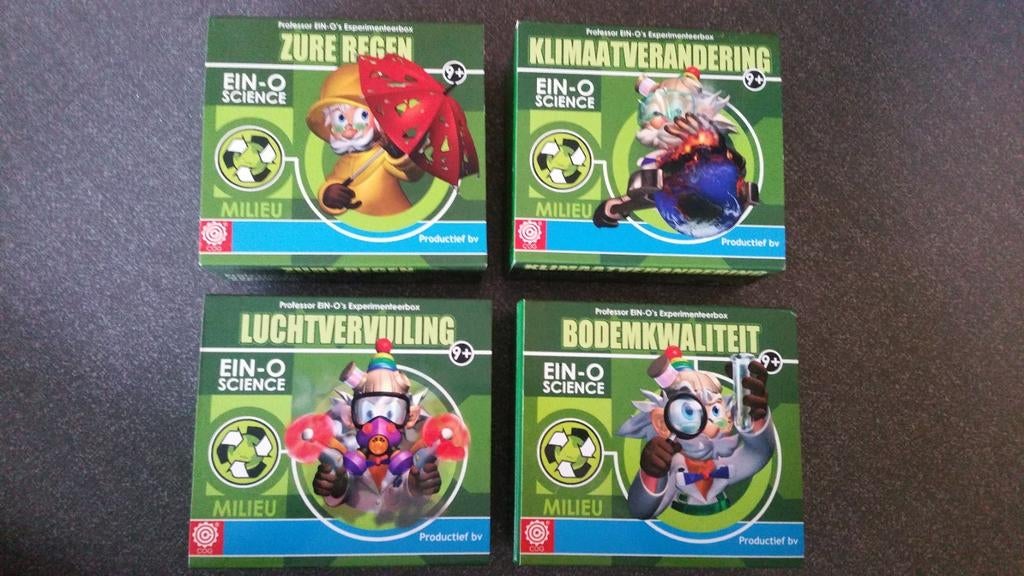 EIN-O Science Milieu Experimenteerboxen Set, Ophalen of Verzenden, Zo goed als nieuw, Knutselen