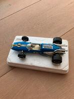 Vintage Blauwe Raceauto Fleischmann 32/0, Overige merken, Auto, 1:32 tot 1:50, Ophalen of Verzenden