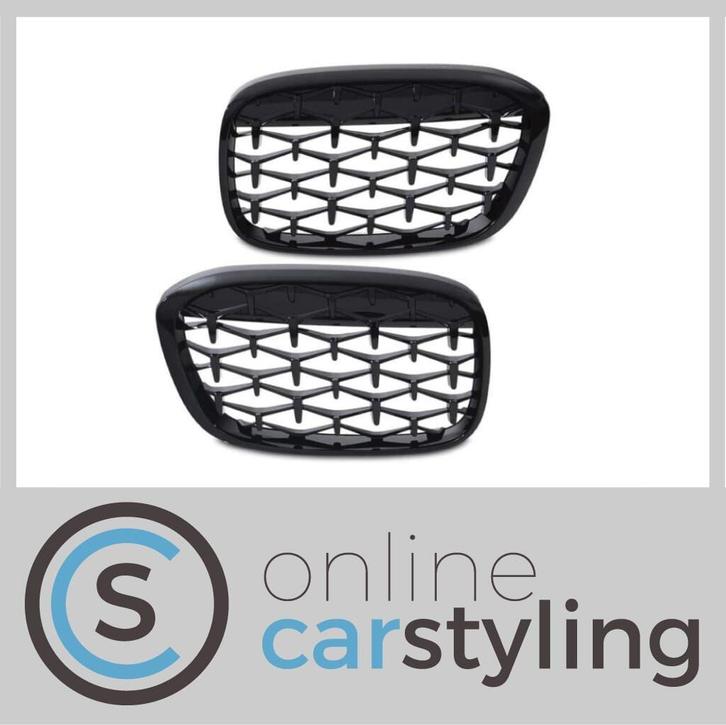 Grill Nieren Set BMW X1 F48 Diamant Style Glossy Black, Auto-onderdelen, Overige Auto-onderdelen, BMW, Nieuw, Ophalen of Verzenden
