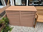 Tuinkast, airco-/warmtepomp cover, ombouw, houtlook WPC Teak, Ophalen, Nieuw, Kunststof, Overige typen