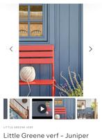 Little Greene intelligent eggshell 1 L Juniper ash 115 Nieuw, Doe-het-zelf en Verbouw, Verf, Beits en Lak, Blauw, Nieuw, Ophalen of Verzenden