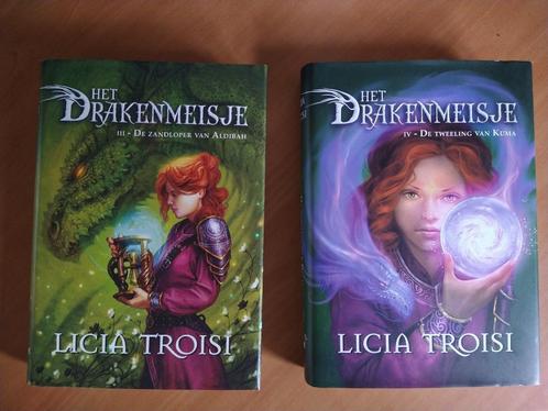 Troisi, Licia.	Het Drakenmeisje 3 + 4, Boeken, Fantasy, Zo goed als nieuw, Ophalen of Verzenden