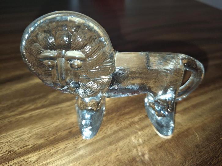 Kosta Boda Leeuw Art Glas - Jaren 70, Huis en Inrichting, Woonaccessoires | Overige, Zo goed als nieuw, Ophalen of Verzenden