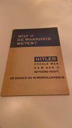 NSB propaganda, wilt u de waarheid weten?, Verzamelen, Militaria | Tweede Wereldoorlog, Nederland, Boek of Tijdschrift, Ophalen of Verzenden