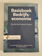 Basisboek Bedrijfseconomie - Studentenuitwerkingen, Diverse auteurs, Ophalen of Verzenden, Zo goed als nieuw, Economie en Marketing