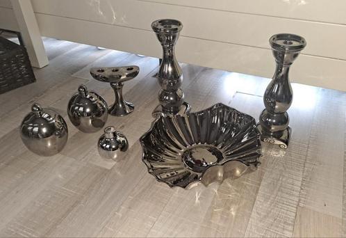 Woondecoratie zilverkleurig, Huis en Inrichting, Woonaccessoires | Overige, Zo goed als nieuw, Ophalen
