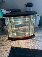Glazen Vitrinekast voor oa swarovski met Verlichting, Met plank(en), Minder dan 50 cm, Gebruikt, 100 tot 150 cm