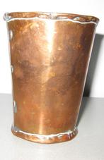 Mooie roodkoperen beker, handgesmeed., Ophalen, Koper
