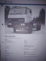 DAF FAG 2105/2100 DHR folder/brochure vuilniswagenchassis, Boeken, Auto's | Folders en Tijdschriften, Overige merken, Ophalen of Verzenden