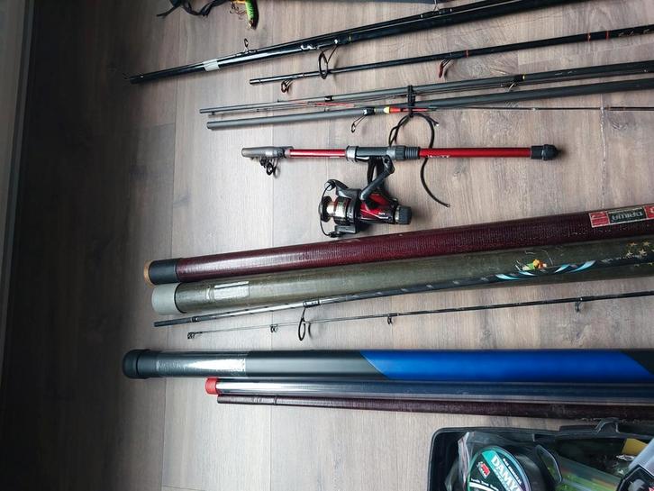 Visspullen hobby., Watersport en Boten, Hengelsport | Witvissen, Zo goed als nieuw, Vaste hengel, Ophalen