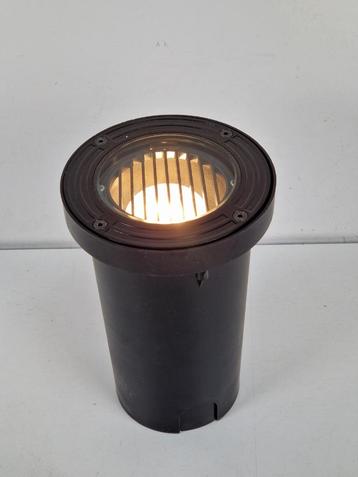 Buitenlamp grondspot uplighter vloerspot Metaal zwart NOS beschikbaar voor biedingen