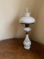 Olielamp van porselein met koper, eind 19e eeuw, Antiek en Kunst, Antiek | Lampen, Ophalen
