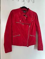 Rood suède jasje maat M, Ophalen of Verzenden, Zo goed als nieuw, Maat 38/40 (M), Rood