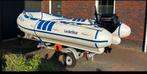 Rubberboot + trailer + nieuwe 20pk mercury, Watersport en Boten, Minder dan 70 pk, Overige merken, Zo goed als nieuw, Overige materialen