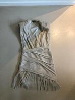 Maje jurkje zilver goud, Kleding | Dames, Jurken, Maat 38/40 (M), Overige kleuren, Verzenden, Boven de knie