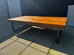 Salontafel massief eiken blad, Huis en Inrichting, Tafels | Salontafels, Ophalen