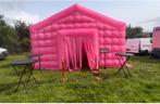 Te huur Rose opblaasbare partytent, Ophalen of Verzenden, Zo goed als nieuw, 5 tot 8 meter, Partytent