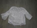 witte linnen damestuniek van Rodier, maat L, Kleding | Dames, Blouses en Tunieken, Ophalen of Verzenden, Zo goed als nieuw, Maat 42/44 (L)