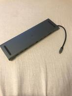 ISY Multiport Adapter 10 in 1, Computers en Software, Dockingstations, Laptop, Ophalen of Verzenden, Zo goed als nieuw, USB-hub