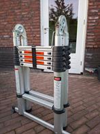 Dubbele Aluminium Telescoopladder - 3.8m, Doe-het-zelf en Verbouw, Ladders en Trappen, Ophalen, 4 meter of meer