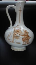 Antiek plateel  Majolica vaas/schenkkan, Ophalen of Verzenden