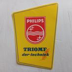 Leuke oude sticker.  Philips.  TRIOMF der techniek., Verzamelen, Stickers, Ophalen of Verzenden, Zo goed als nieuw