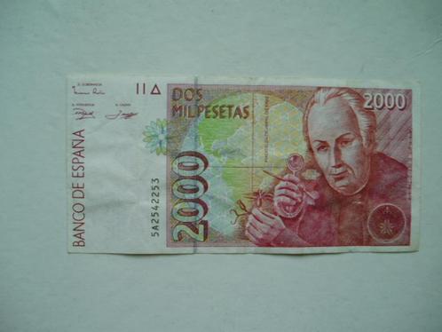 1172. Spanje, 2.000 pesetas 1992 Mutis., Postzegels en Munten, Bankbiljetten | Europa | Niet-Eurobiljetten, Los biljet, Overige landen