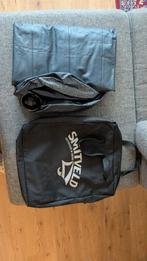 Luchtbed met stevige tas, Caravans en Kamperen, Luchtbedden, Ophalen of Verzenden, Gebruikt, 2-persoons