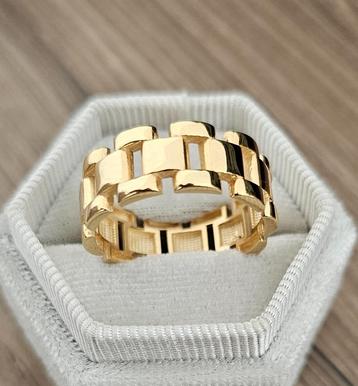 💎💎Fantastische Goud 14k Rolex ring 9mm  beschikbaar voor biedingen