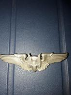 2e wereldoorlog US Army Forces bomber zilveren wings speld, Ophalen of Verzenden, Luchtmacht, Amerika, Lintje, Medaille of Wings