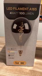 Led filament spiraal lamp a165, verlichting, Ophalen, Led-lamp, Minder dan 30 watt, E27 (groot)