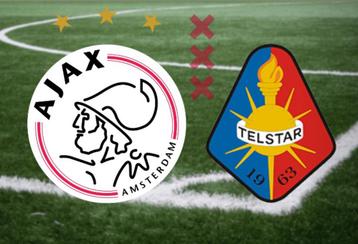 AJAX-Telstar, 2x tickets bij elkaar, vak 413(TOPPLEKKEN) beschikbaar voor biedingen