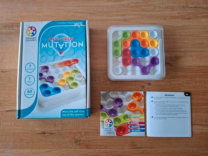 Smart Games  Anti-Virus Mutation, Hobby en Vrije tijd, Denksport en Puzzels, Zo goed als nieuw, Rubik's of 3D-puzzel, Minder dan 500 stukjes