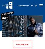 Akon ticket 21 mei - Tilburg, Tickets en Kaartjes, Concerten | Nederlandstalig, Mei