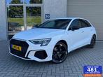Audi A3 Sportback 35 TFSI 2 x S-line Zwart Optiek/Stoelverw/, 65 €/maand, 4 cilinders, 150 pk, Leder en Stof