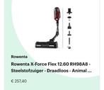 Rowenta X-Force Flex 12.60 RH98A8 Steelstofzuiger, Stofzuiger, Ophalen of Verzenden, Zo goed als nieuw, Minder dan 1200 watt